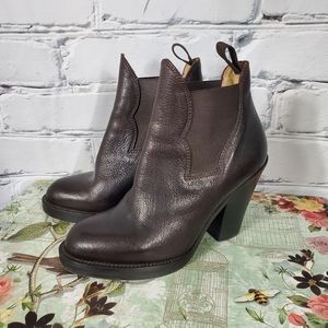 Acne Star Ankle Boots in Brown